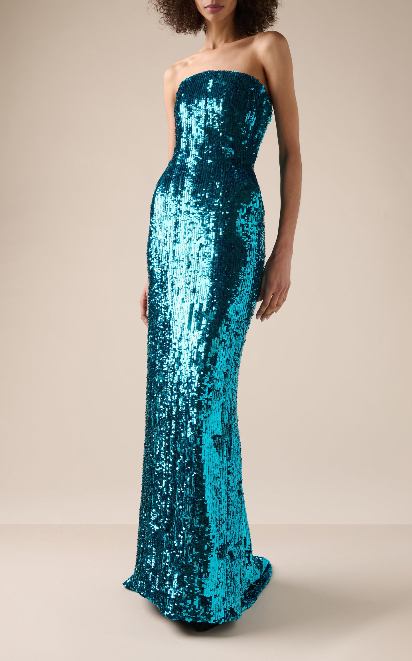 Party Dresses Hourglass Sequined Gown Hourglass Gentle beautiful and grand