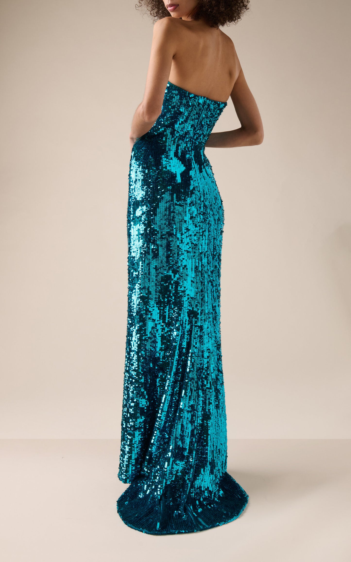 Party Dresses Hourglass Sequined Gown Hourglass Gentle beautiful and grand