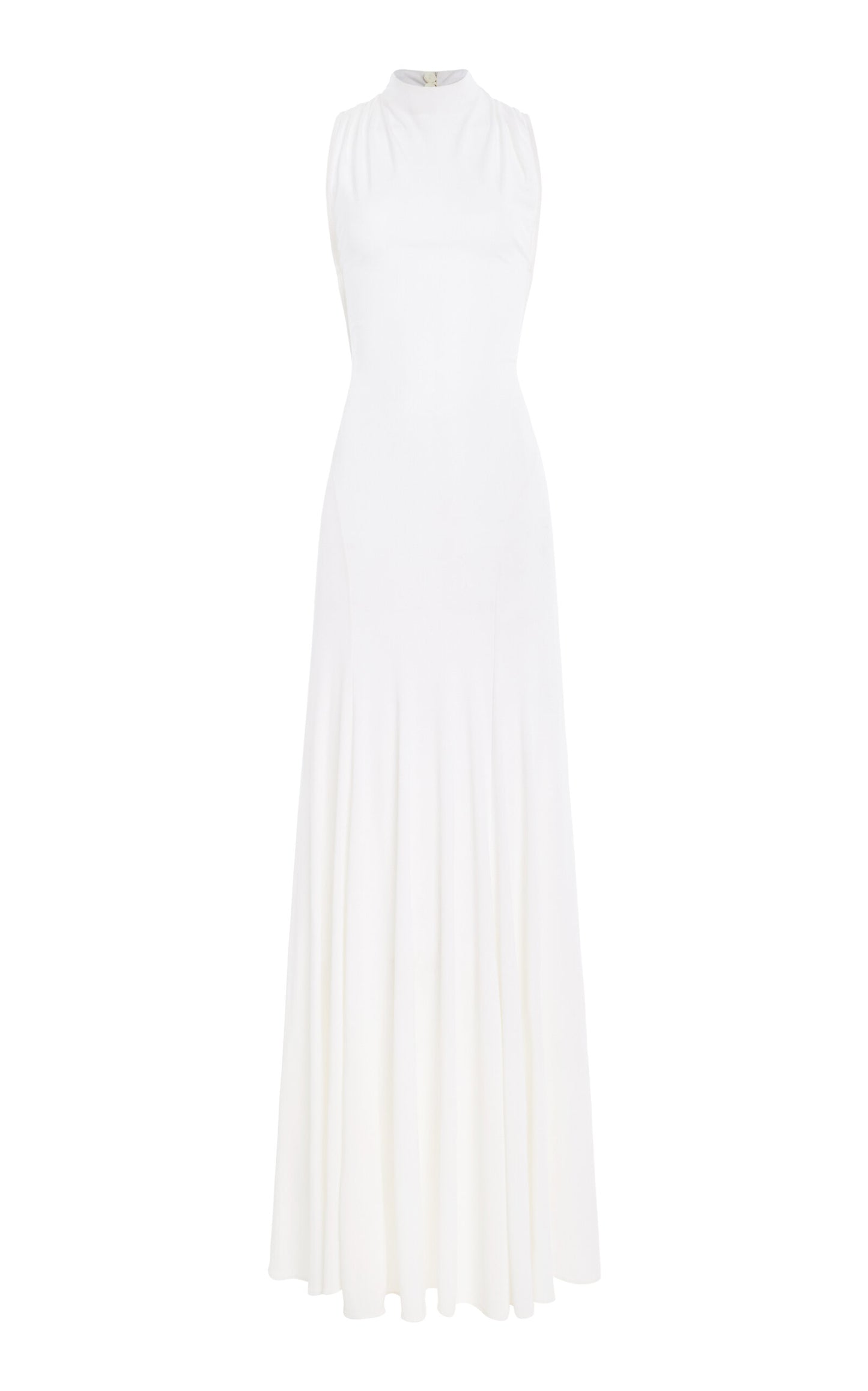 Maico Mock-Neck Jersey Gown Simple gentle beautiful and grand