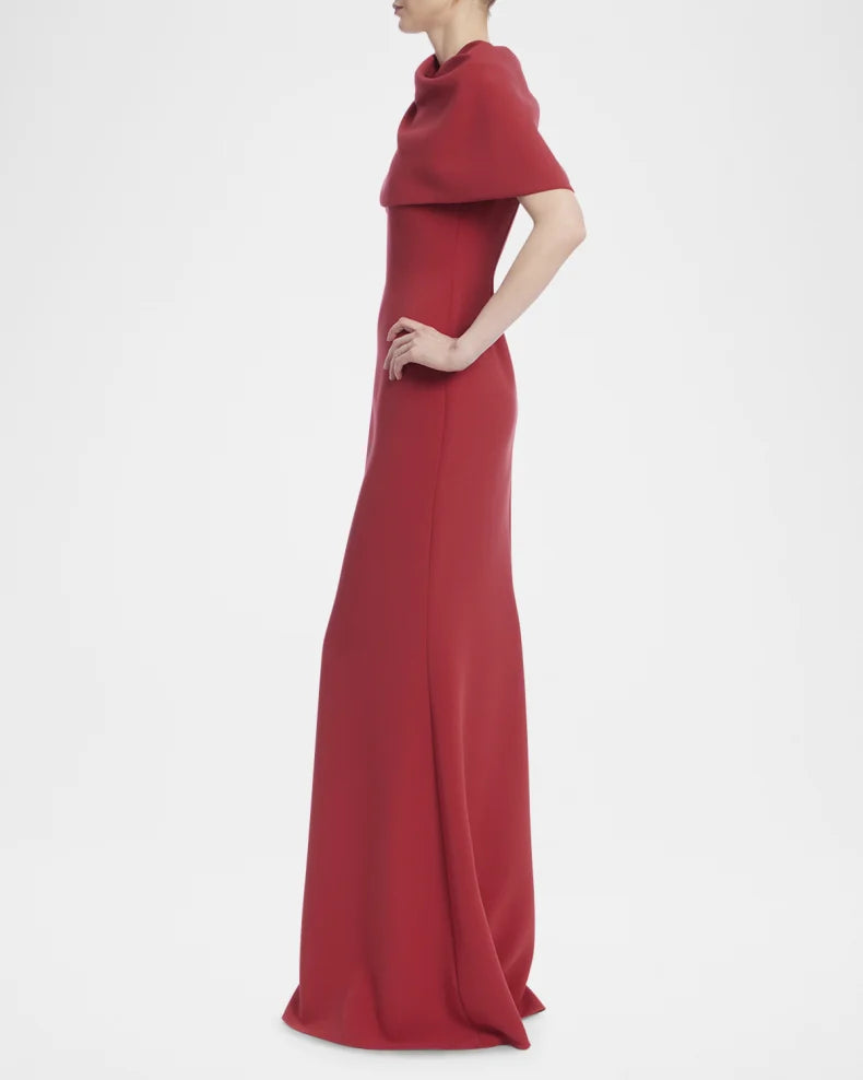 Draped A-Line Gown Charming and unique design Beautiful generous simple