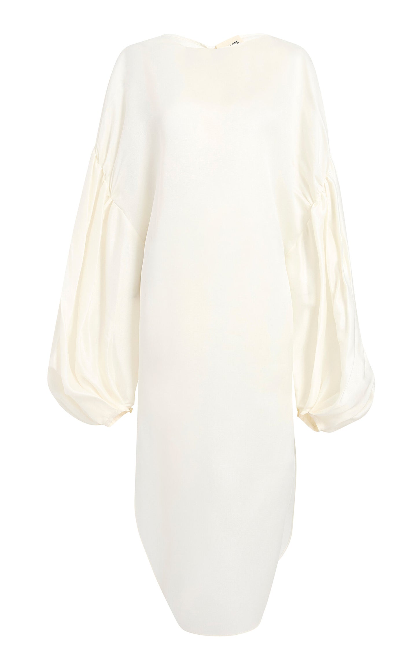 Zelma Oversized Silk Midi Dress Simple gentle beautiful and grand