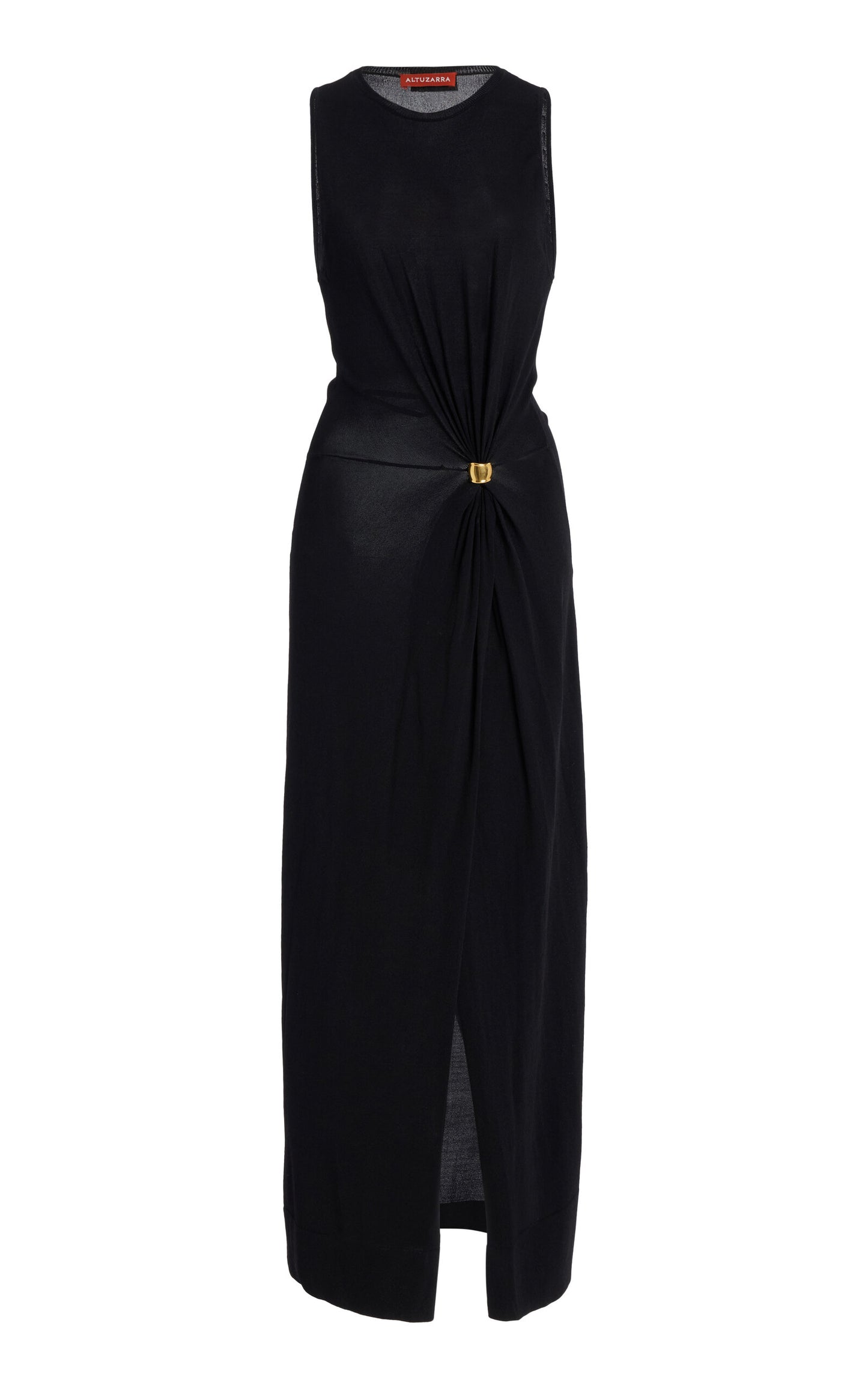 Gathered Jersey Midi Dress Full of charm simple and atmospheric