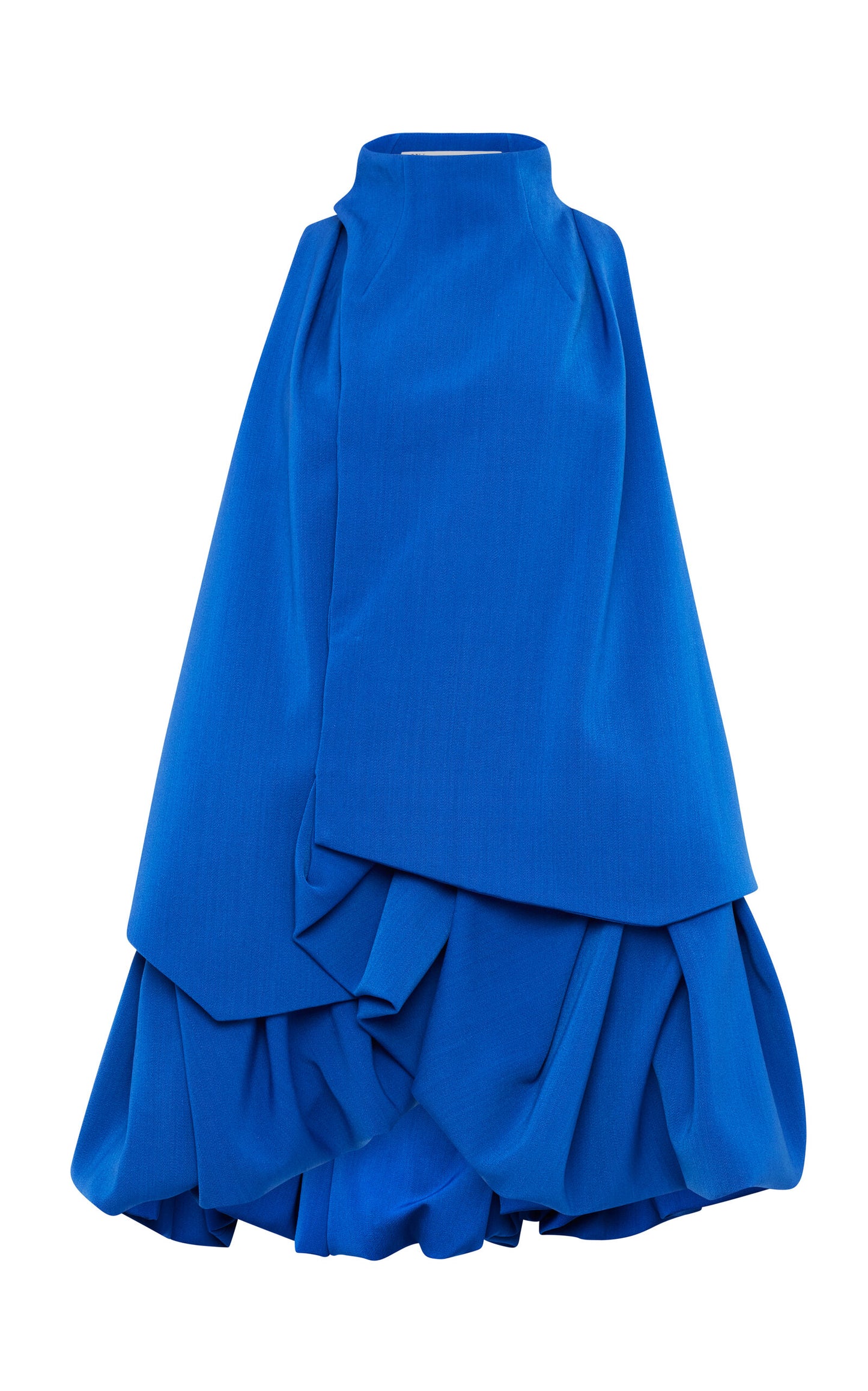 Ruffled Wool Crepe Mini Dress Simple gentle beautiful and grand