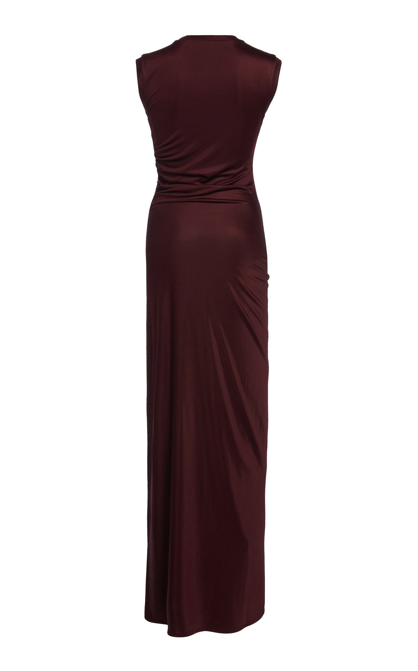 Ruched Jersey Midi Dress Simple gentle beautiful and grand
