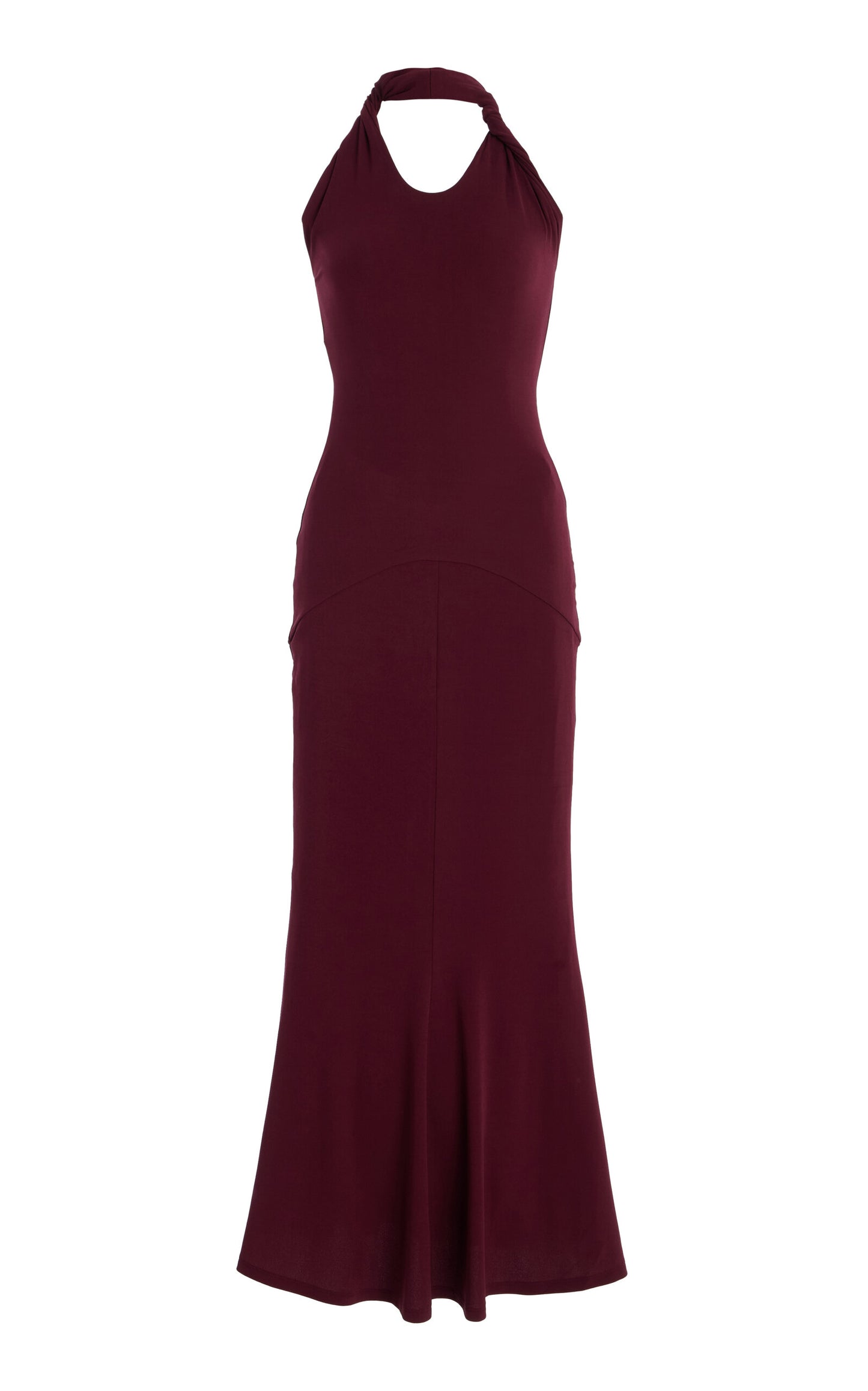 Eleanor Twist-Detail Crepe Maxi Dress Simple gentle beautiful and grand