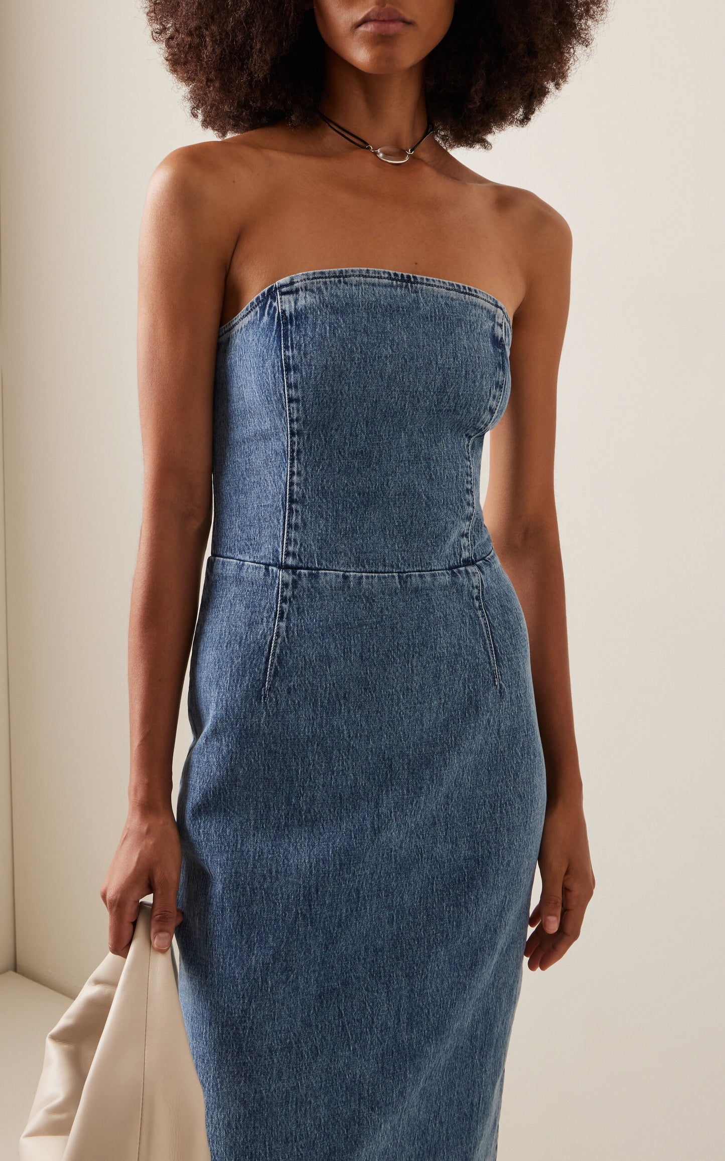 Frenchie Denim Dress Frenchie Denim Full of charm simple and atmospheric