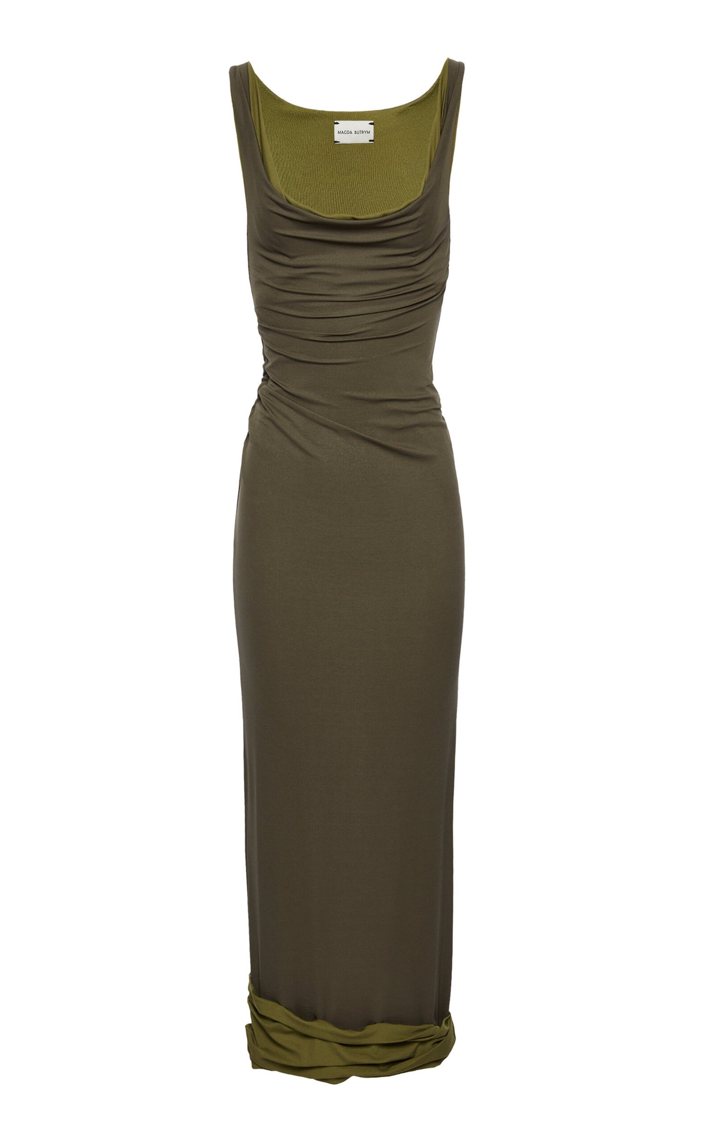 Scoop-Neck Maxi Dress Simple gentle beautiful and grand