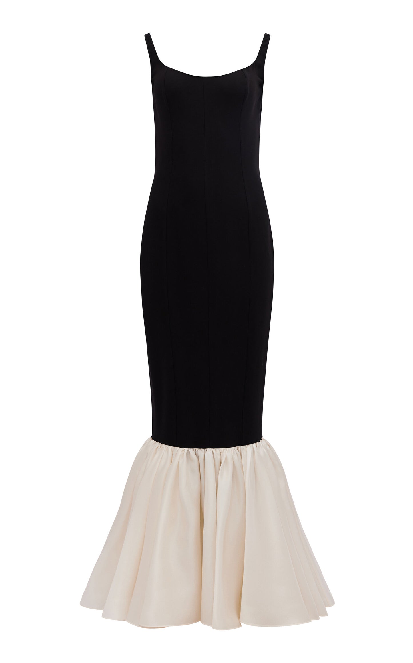 Edda Organza-Hem Silk Gown Gentle beautiful and grand