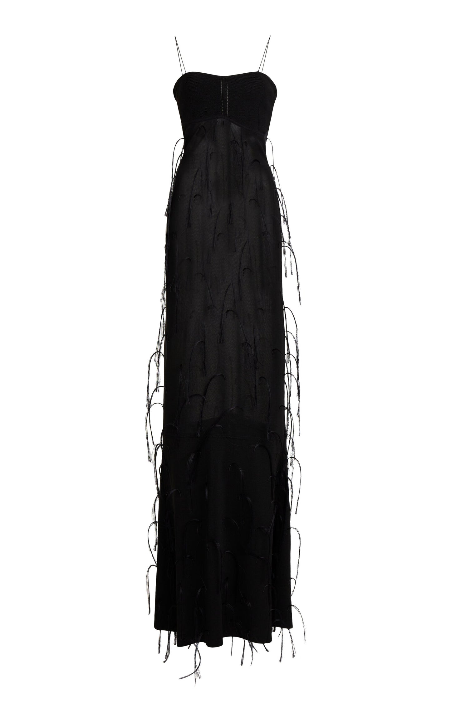 Party Dresses Fino Fringed Gown Fino Gentle beautiful and grand