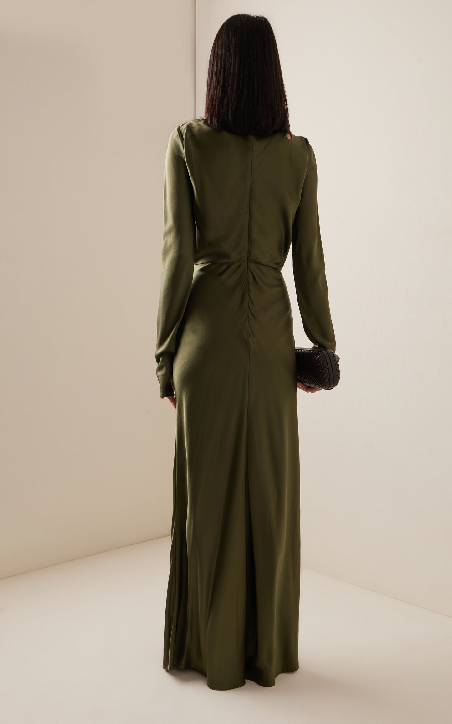 Party Dresses Lucien Draped Silk Maxi Dress Gentle beautiful and grand