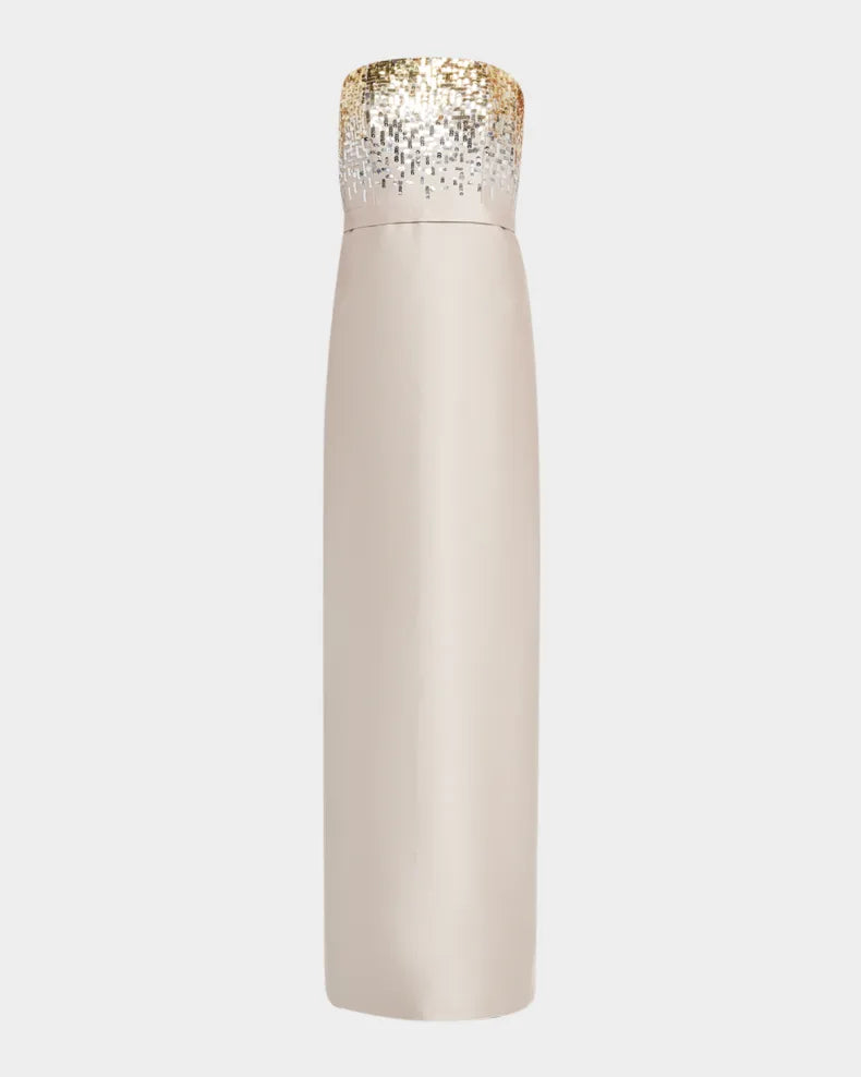 Phaedra Strapless Sequin Degrade Gown Charming and unique design Beautiful generous simple