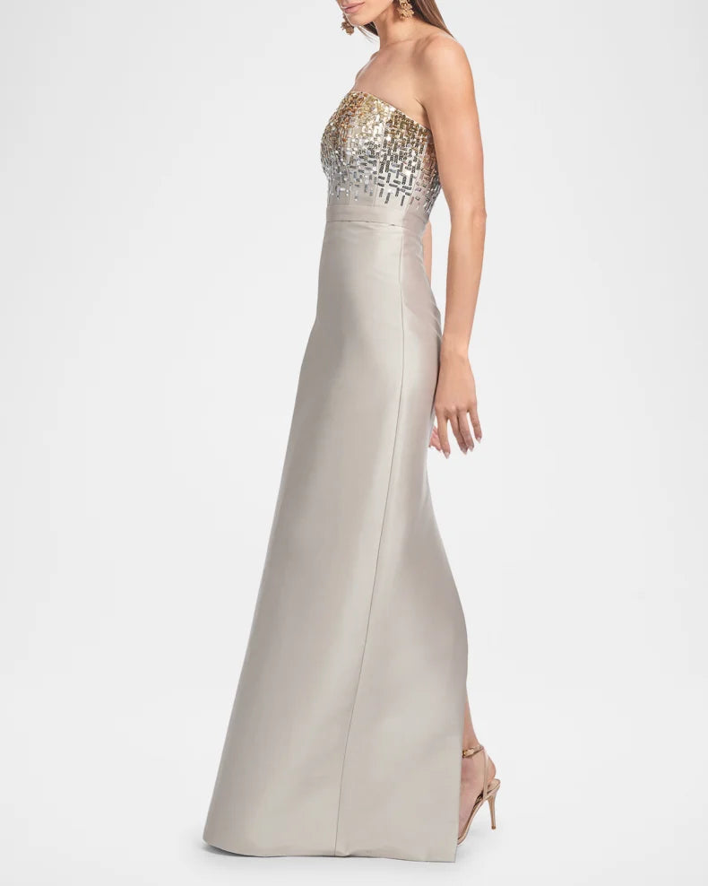 Phaedra Strapless Sequin Degrade Gown Charming and unique design Beautiful generous simple