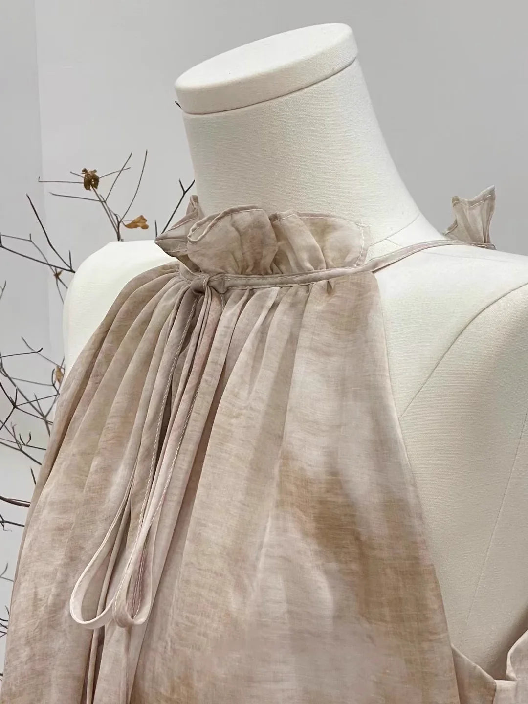Chic A Line Halter Short Women's Holiday Dresses simple gentle atmospheric and unique desi Bring summer colors to enhance whiteness