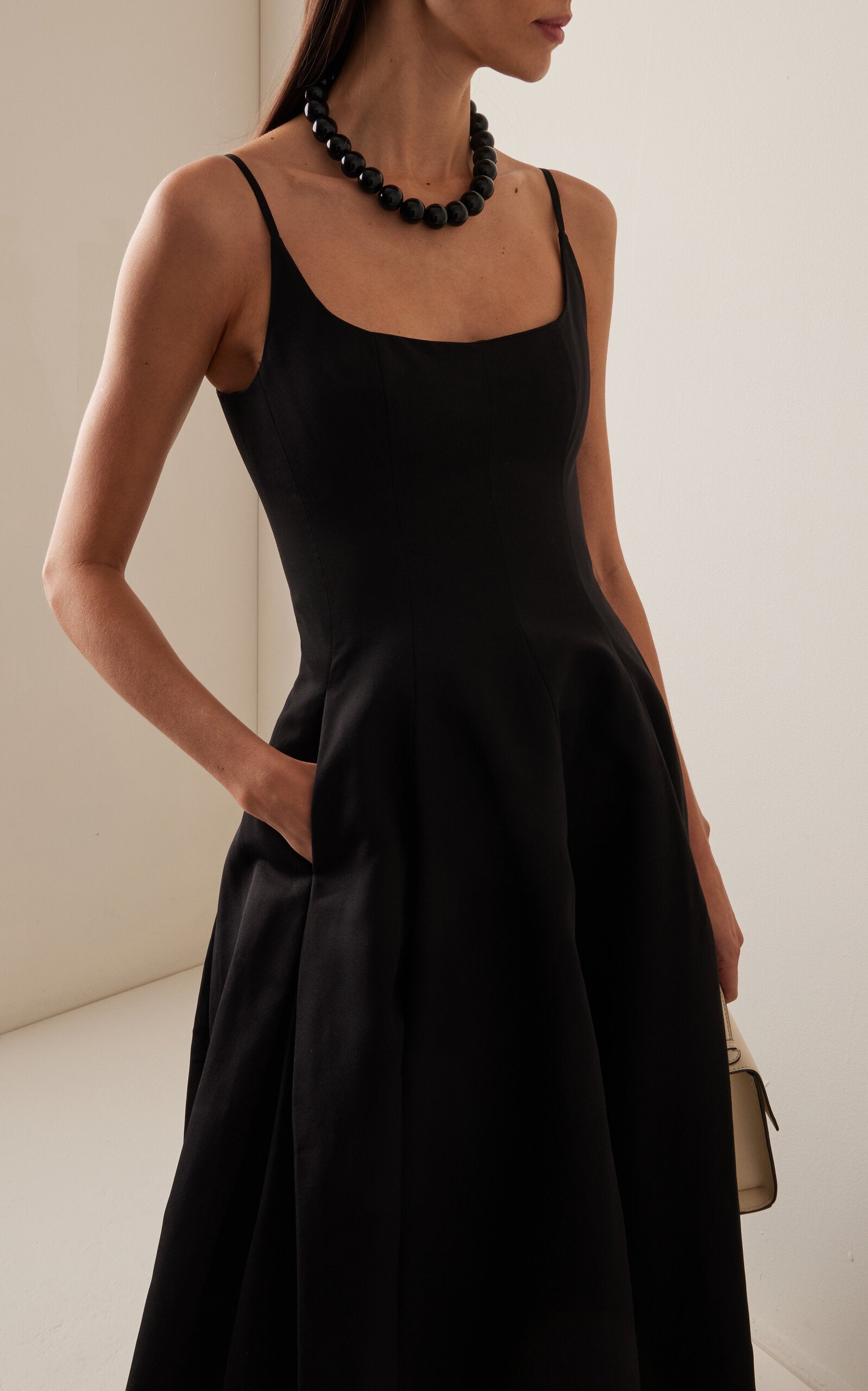 JoJoy Cotton-Blend Maxi Dress Simple gentle beautiful and grand