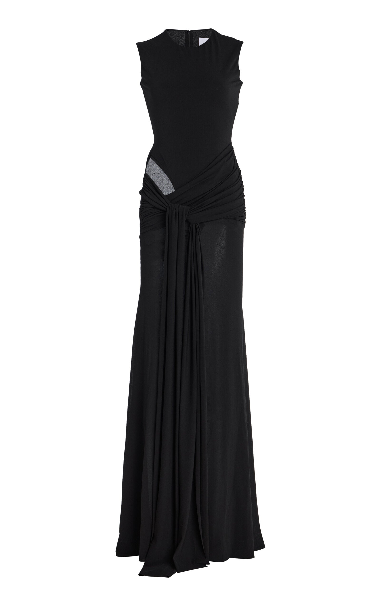Cut-out Draped Jersey Gown Gentle beautiful and grand