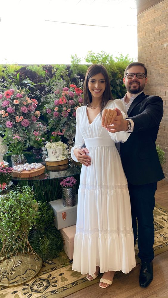 White Prom Dress Formal Evening Graduation Dress