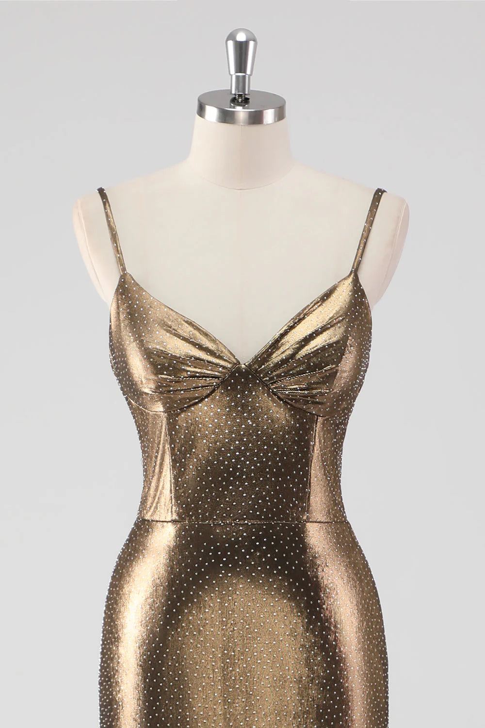 Mermaid Spaghetti Straps Long Formal Dress with Beading