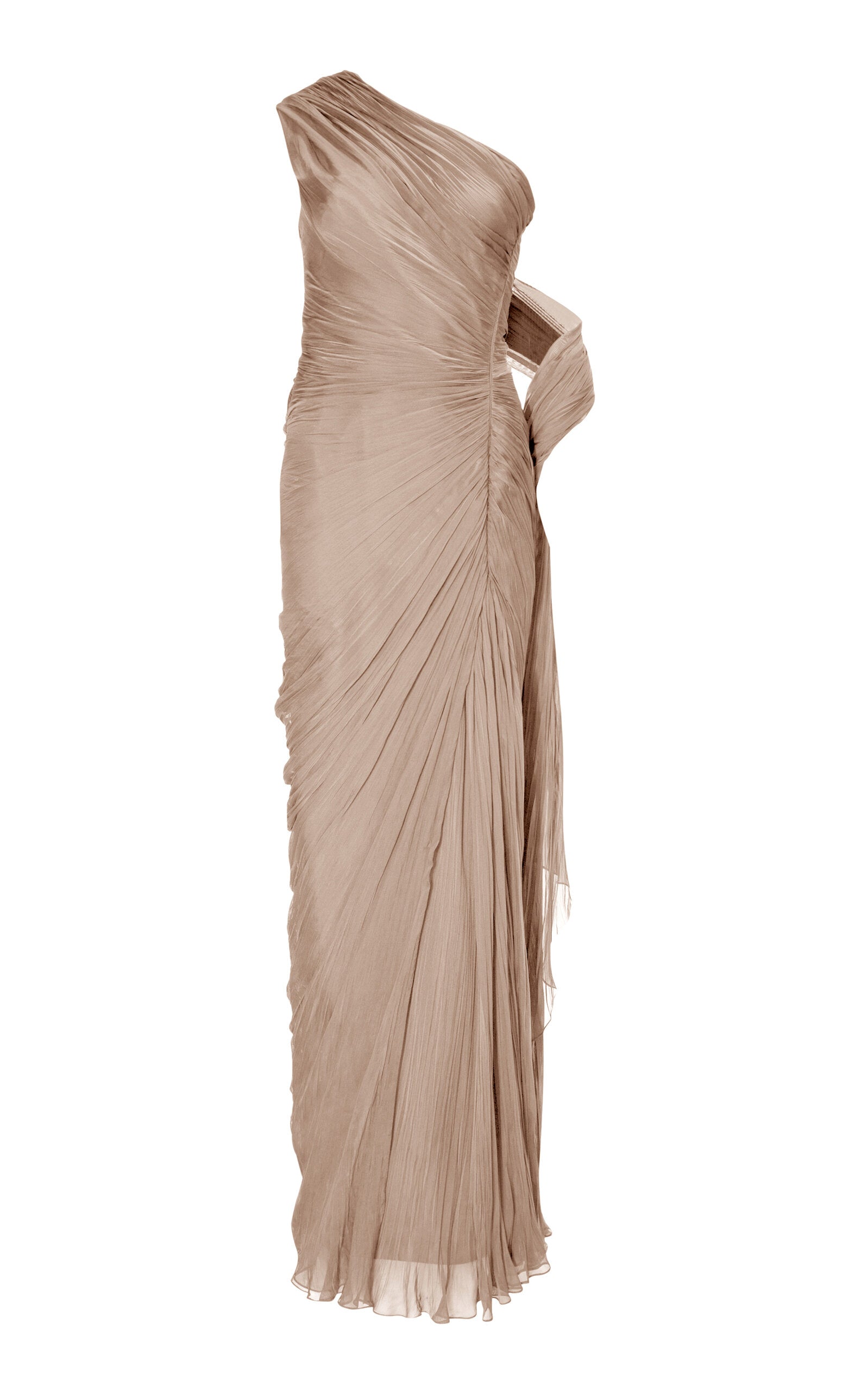 Party Dresses Draped Silk Chiffon Gown Gentle beautiful and grand