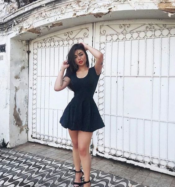 Black Short Homecoming Dress
