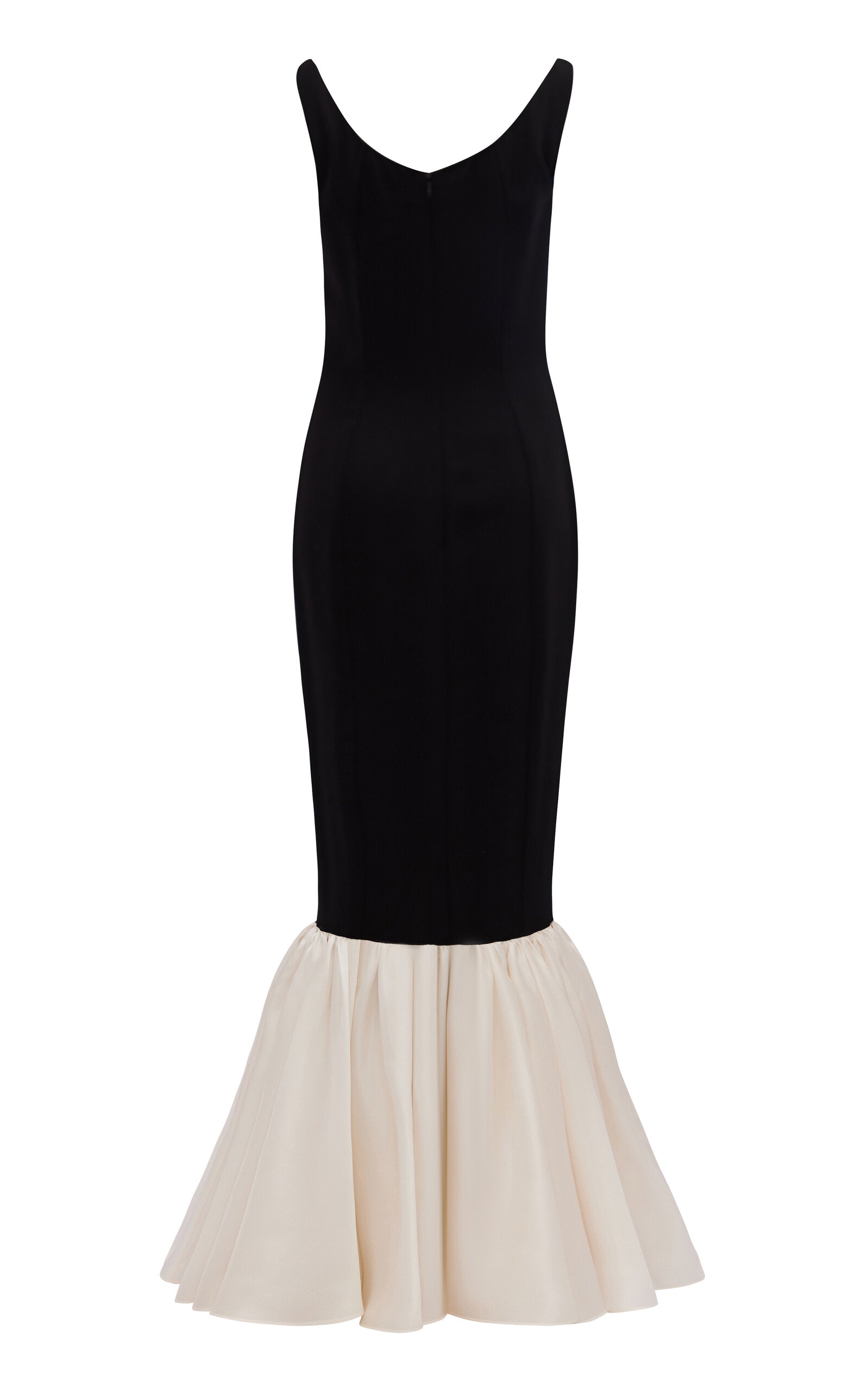 Edda Organza-Hem Silk Gown Gentle beautiful and grand