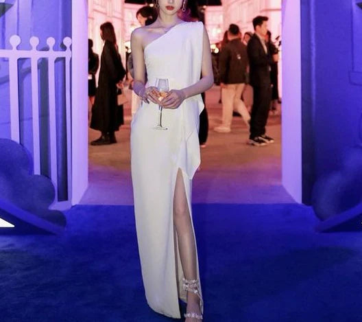 Charming Prom Dress White Evening Dress