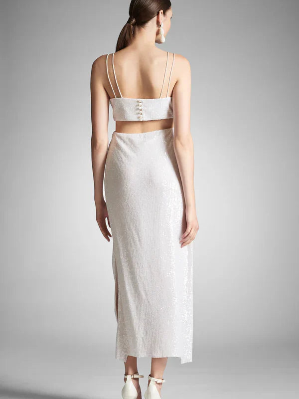 Column Spaghetti Straps Ankle-Length Homecoming Dresses Simple gentle beautiful and unique design Simple gentle beautiful and unique design