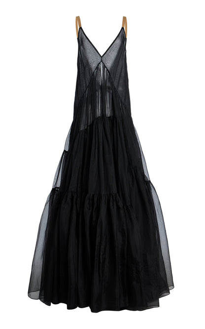 Exclusive Theatre for Dreamers Tiered Silk Gown