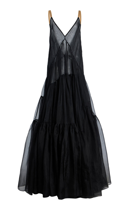Exclusive Theatre for Dreamers Tiered Silk Gown