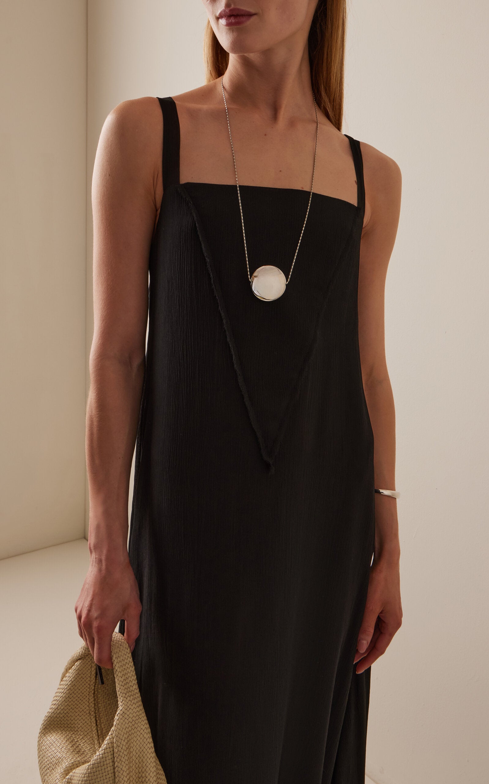 Silk-Chiffon Gown Gentle beautiful and grand