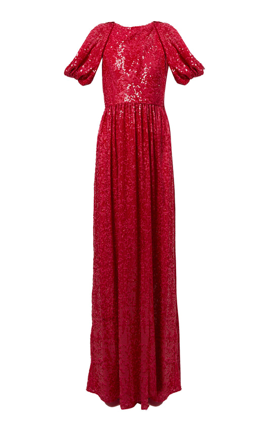 Party Dresses Shoulder Draped Sequined Gown Gentle beautiful and grand