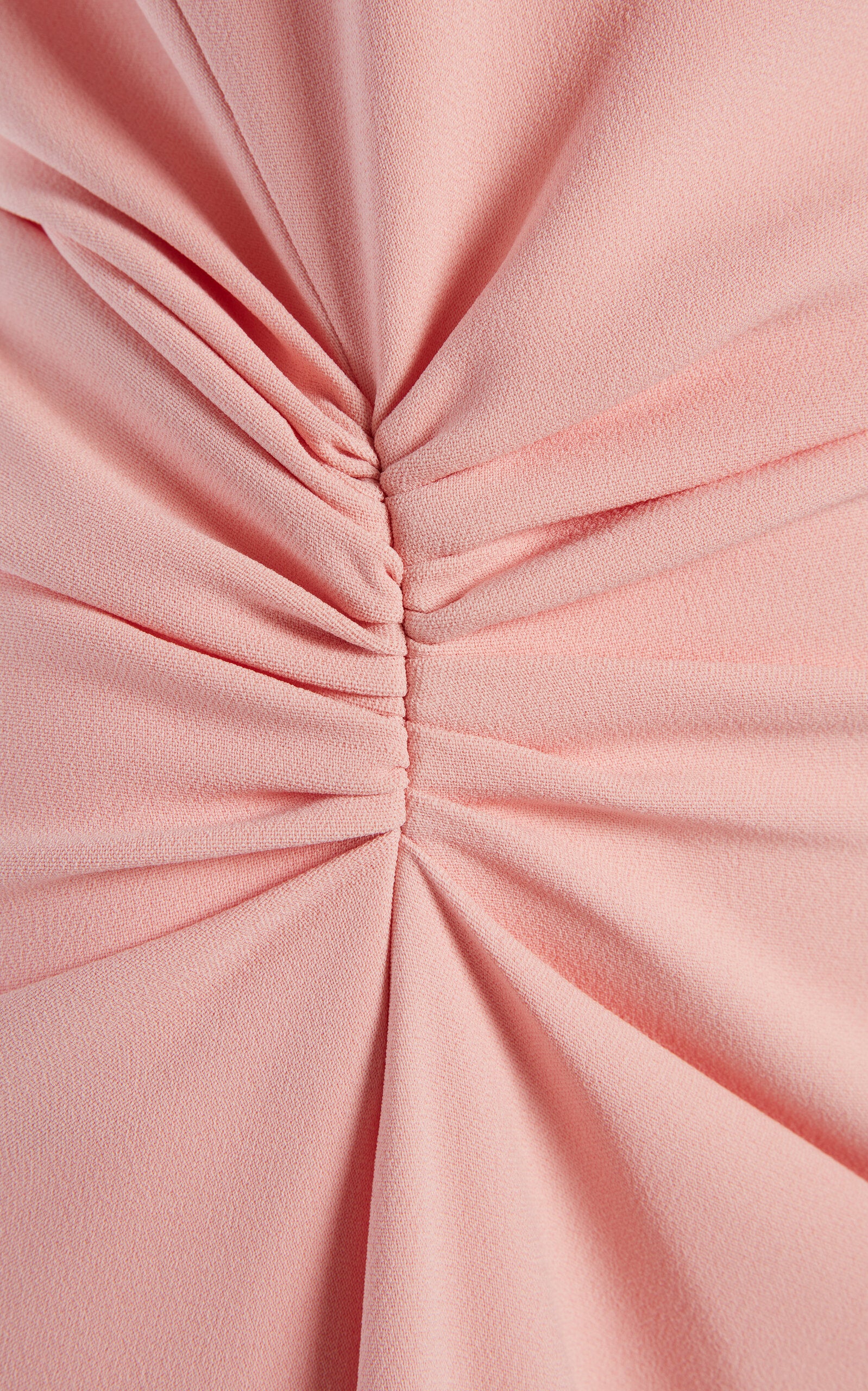 Draped Stretch-Satin Midi Dress Full of charm simple and atmospheric