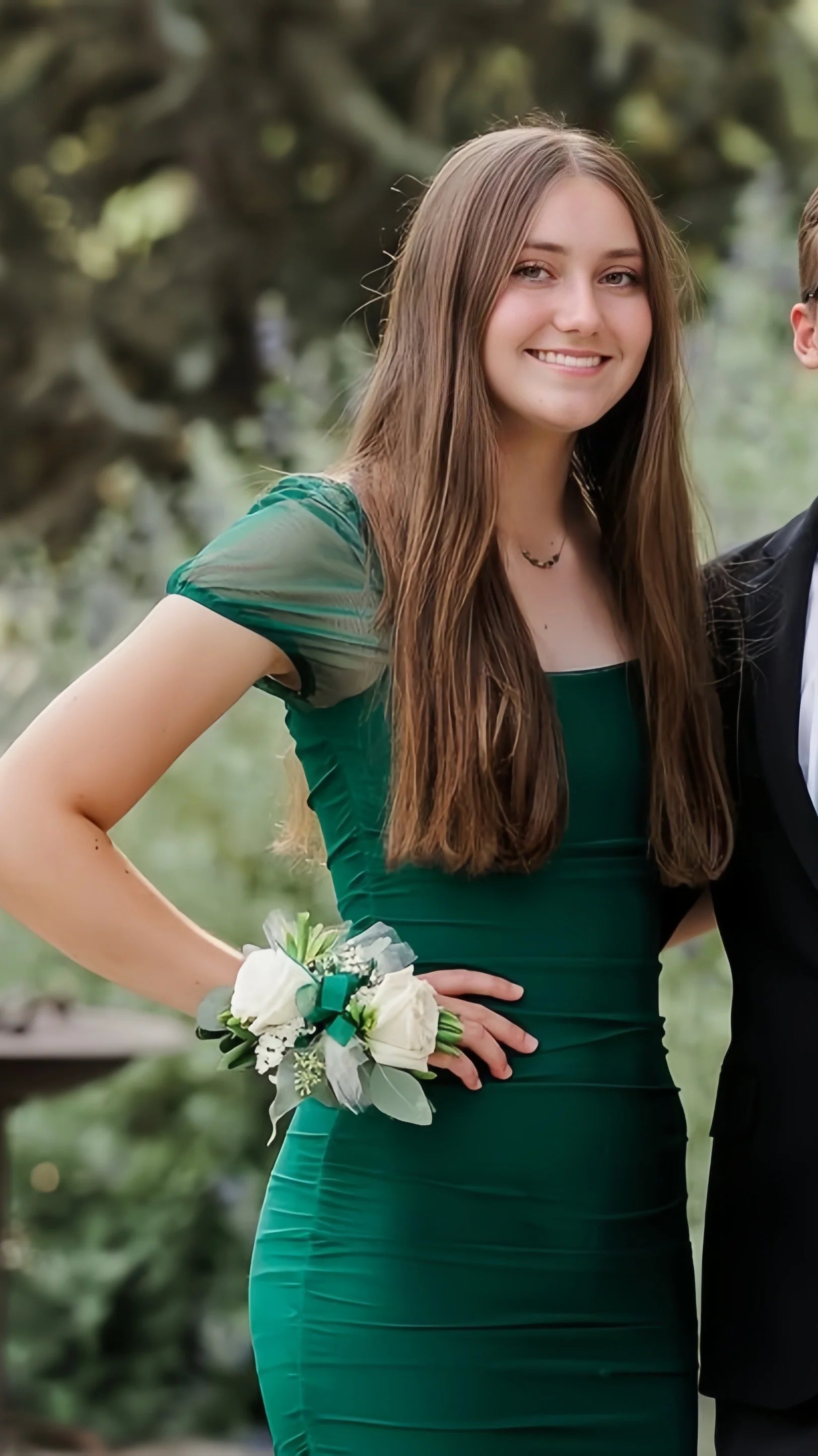 Dark Green Chiffon Bodycon Homecoming Dresses Short Party Dress Simple atmospheric beautiful and unique design