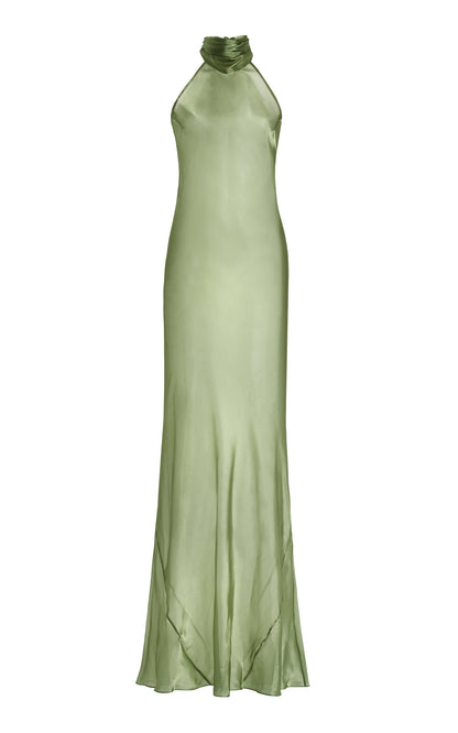 Sienna Satin Organza Gown Gentle beautiful and grand