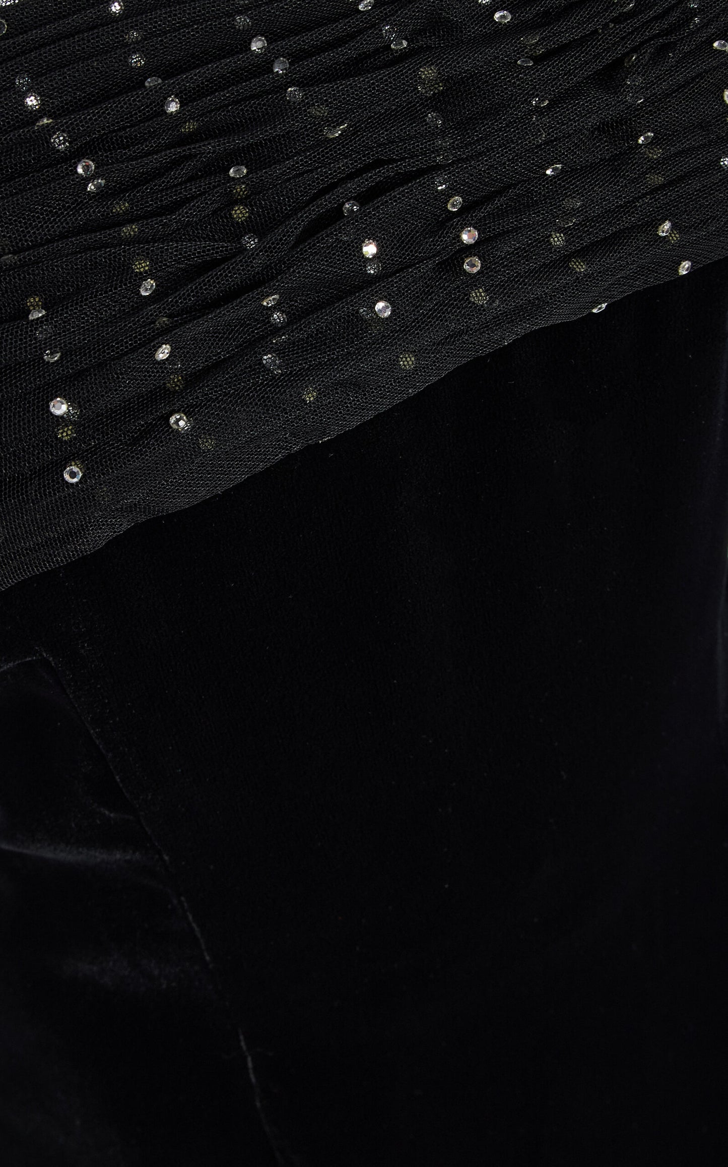 Valentino Boutique 90s Embellished Velvet Gown
