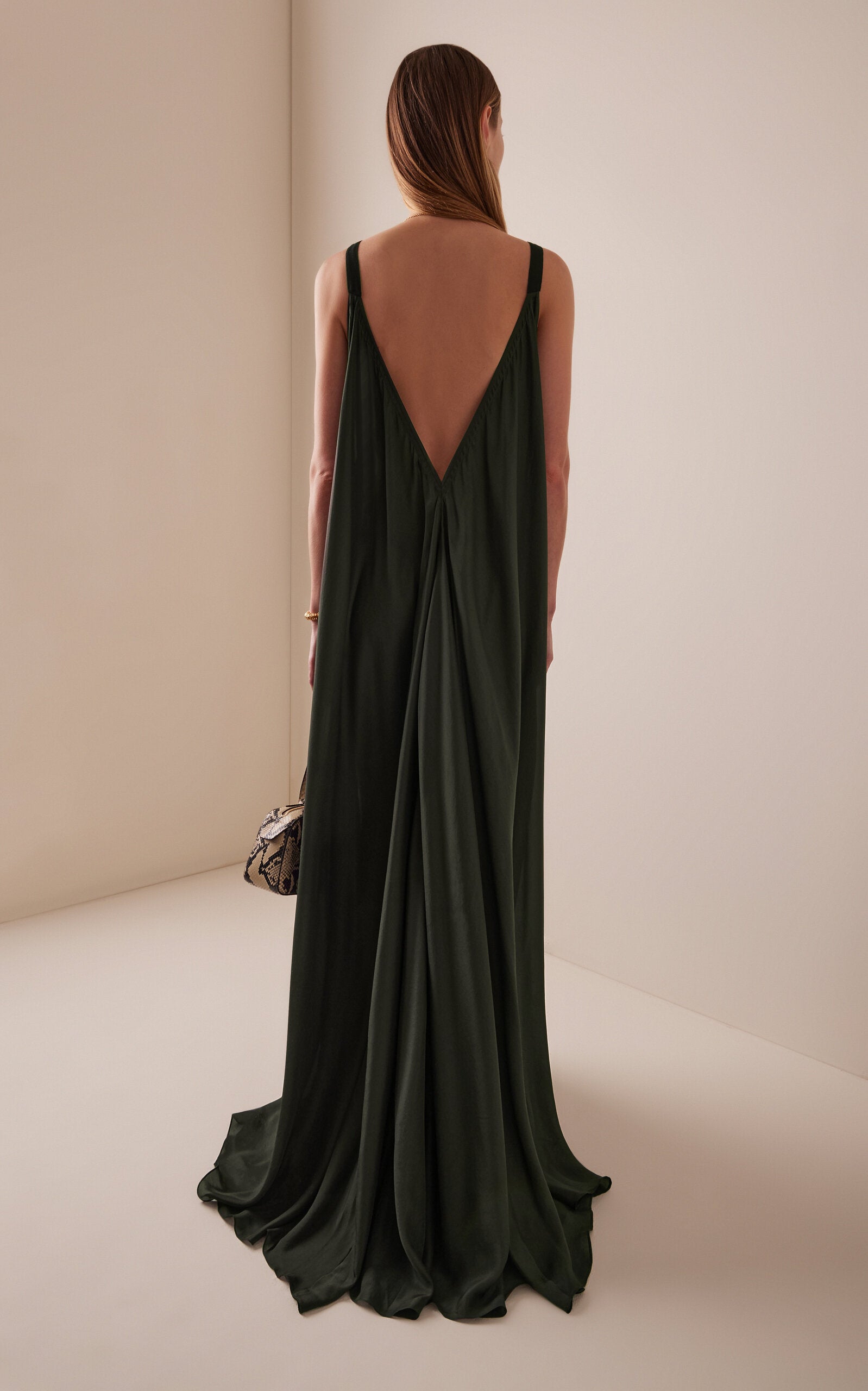 Exclusive Theatre for Dreamers Parachute Silk Dress Gentle beautiful and grand