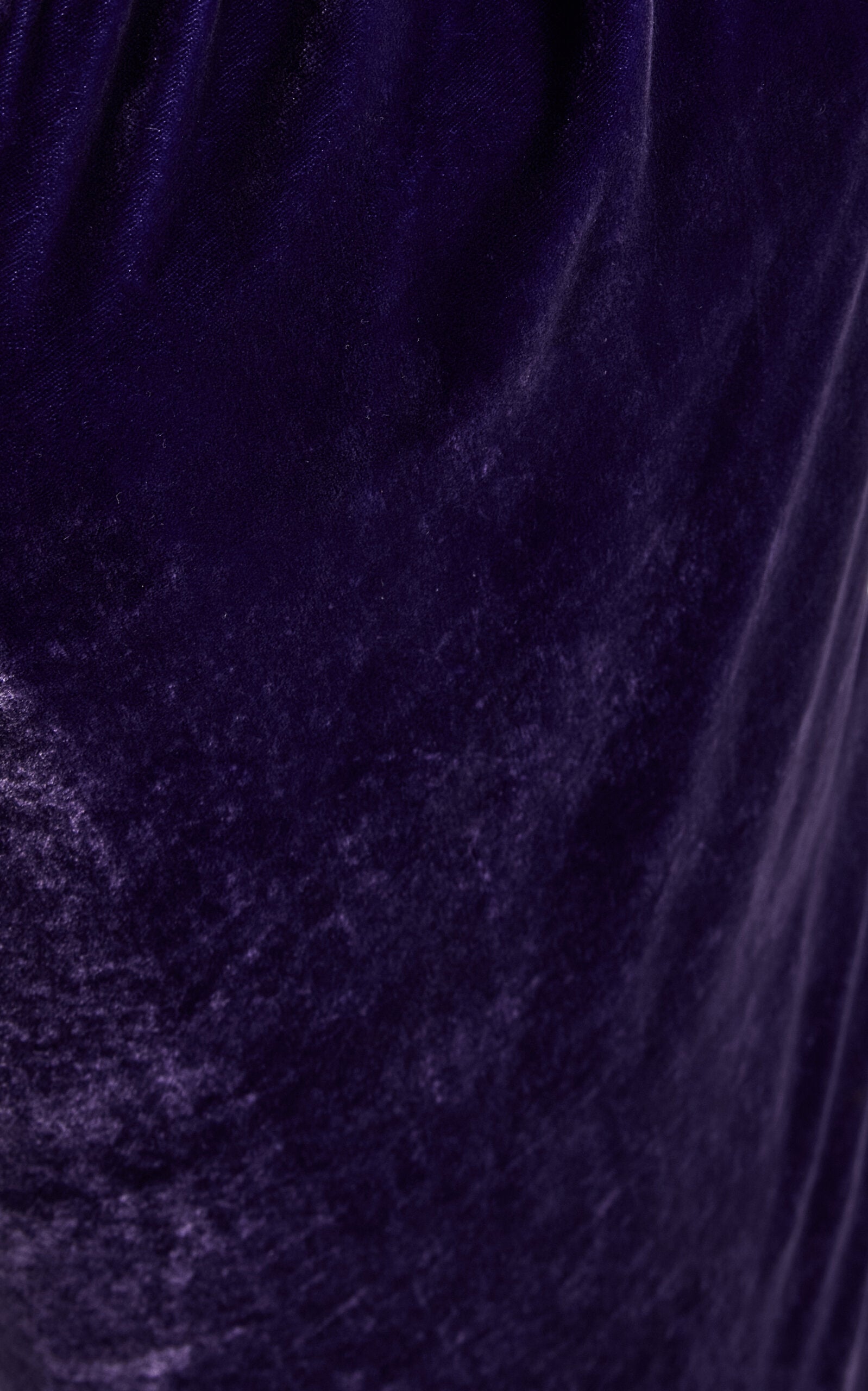 Ralph Lauren 2000s One-Shoulder Velvet Gown