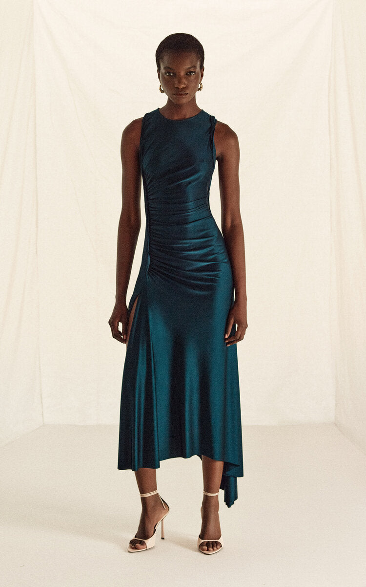 Sleeveless Twist Detail Dress Full of charm simple and atmospheric