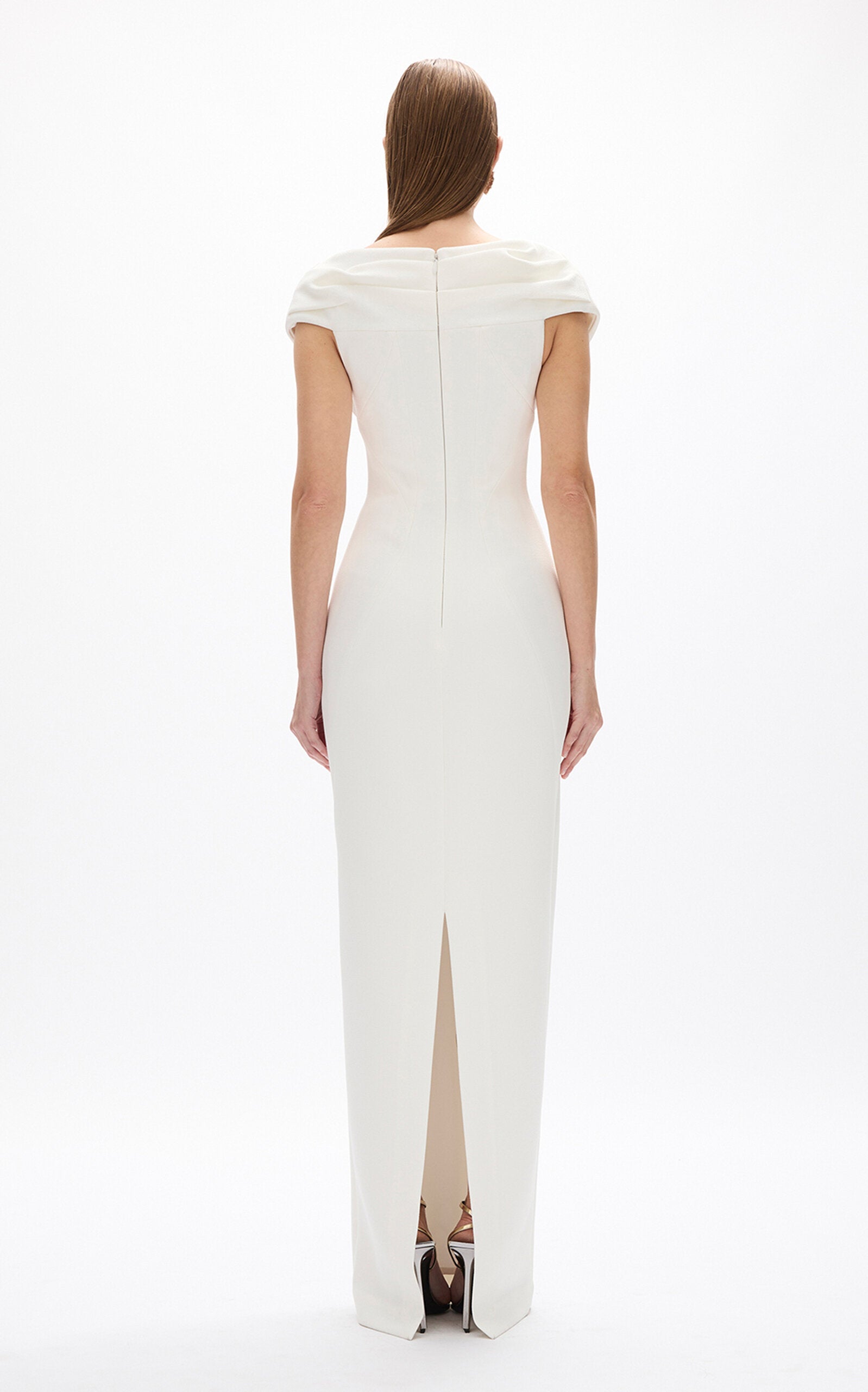 Myra Gathered Gown  Myra Recycled  Gentle beautiful and grand