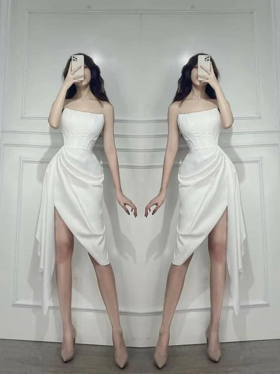 Charming Prom Dress White Evening Dress