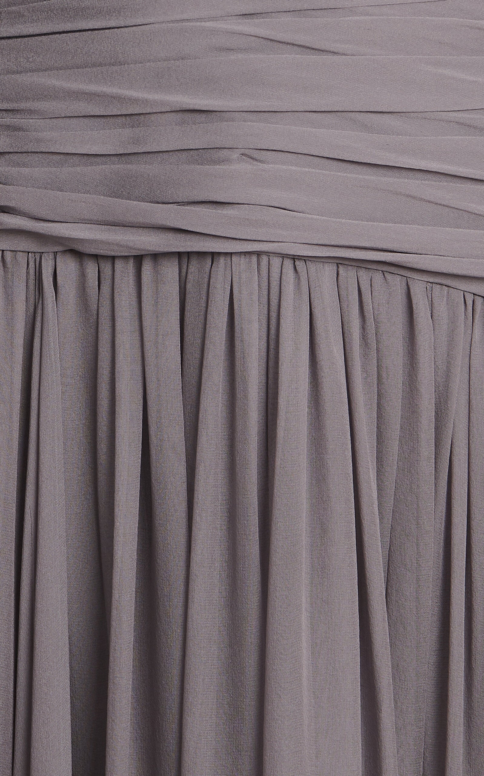 Cut-out Draped Silk Gown Simple gentle beautiful and grand