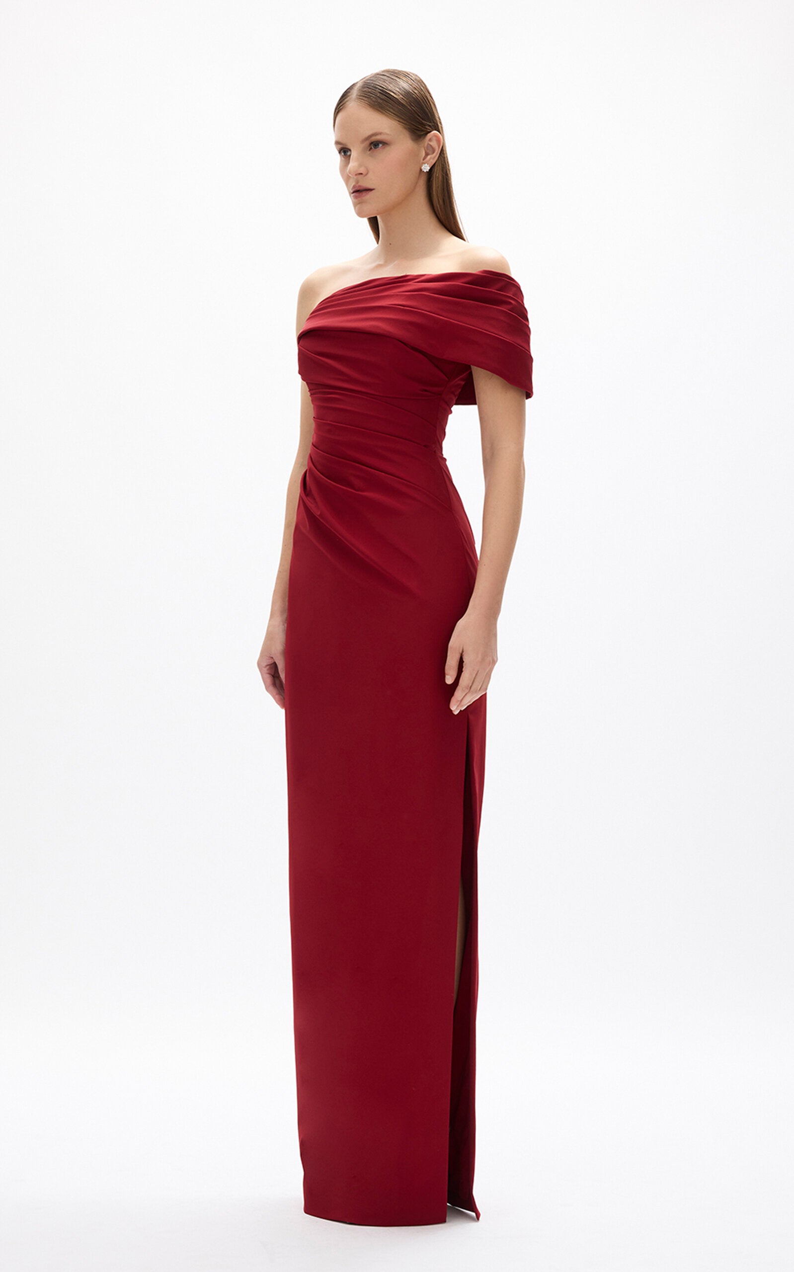 Party Dresses Gale Off-The-Shoulder Gown Gentle beautiful and grand