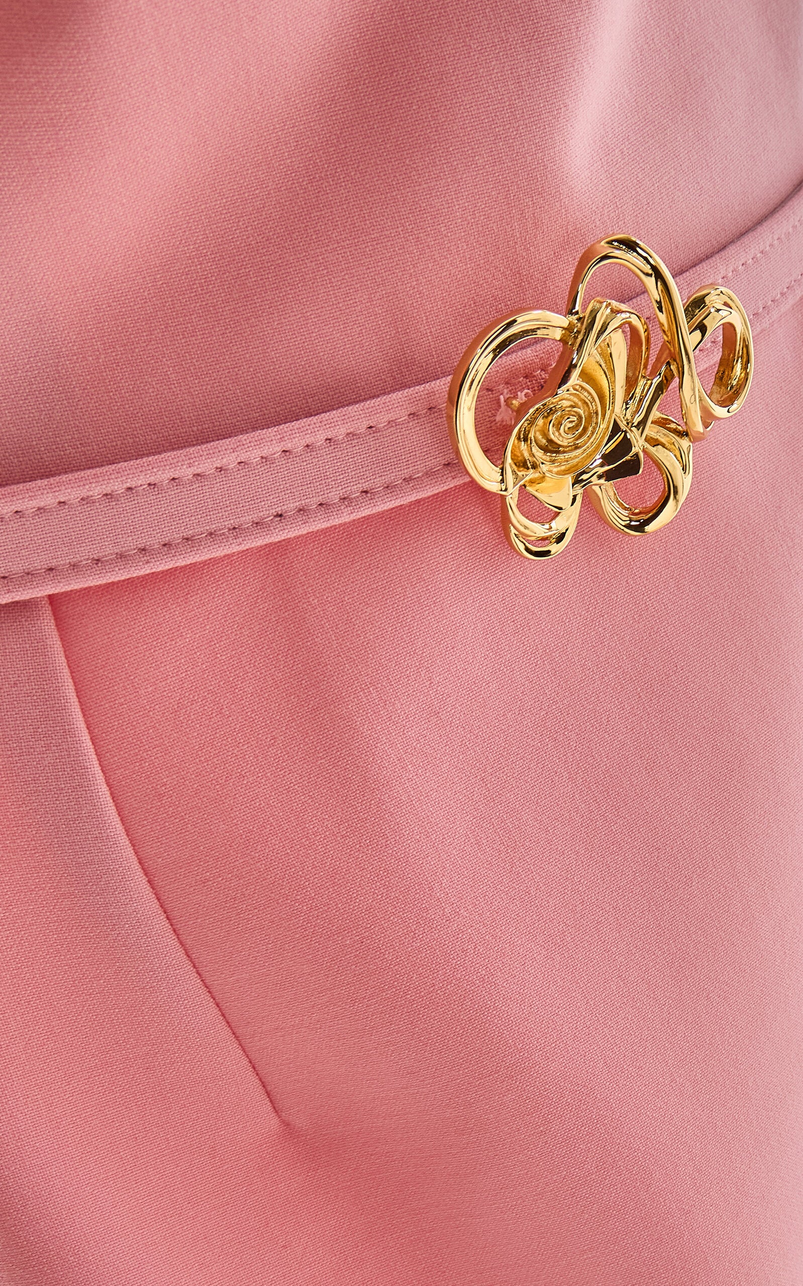 Asymmetric Knotted Wool-Blend Midi Dress Full of charm simple and atmospheric