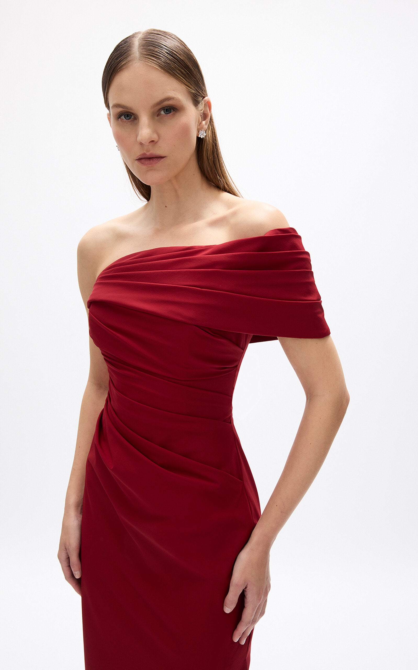 Party Dresses Gale Off-The-Shoulder Gown Gentle beautiful and grand