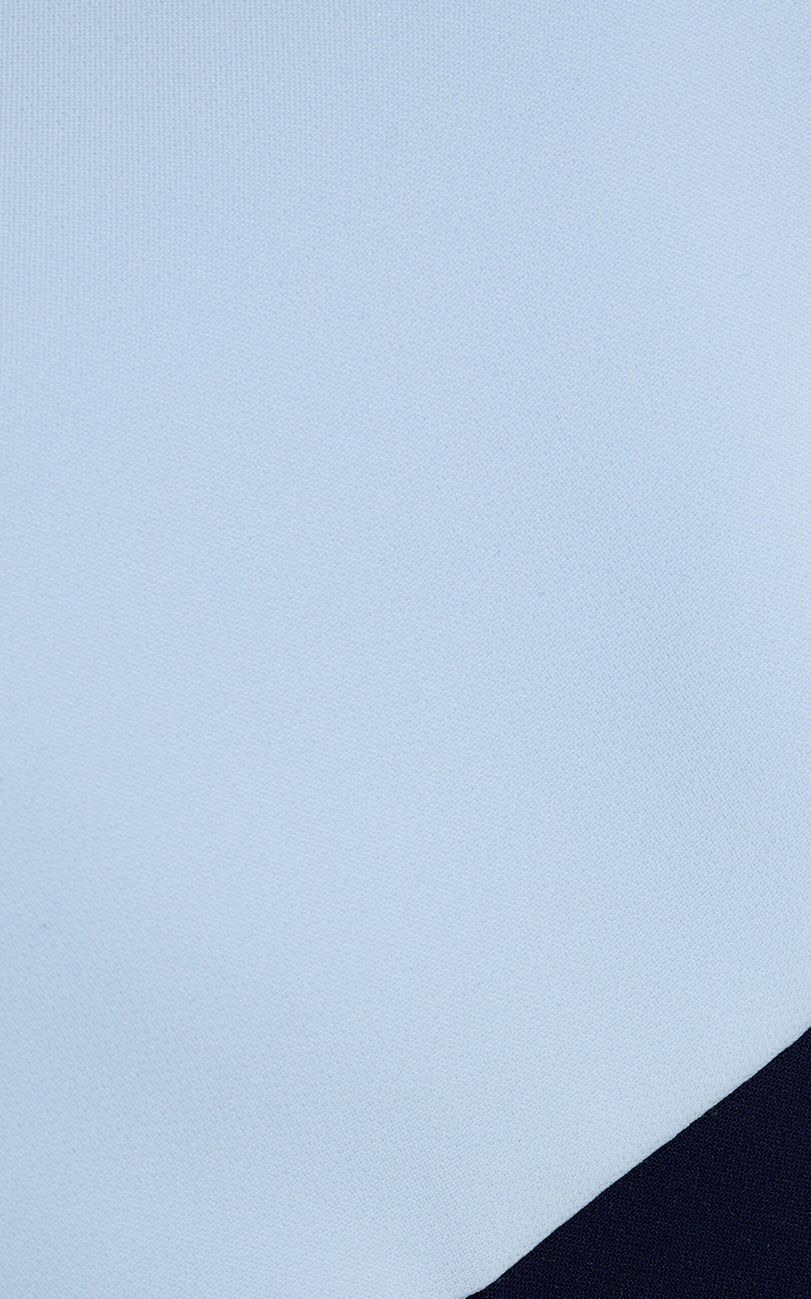 Exclusive Riviera Open Back Two-Tone Crepe Midi Dress