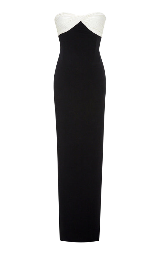 Twist-Detail Silk-Crepe Gown Gentle beautiful and grand