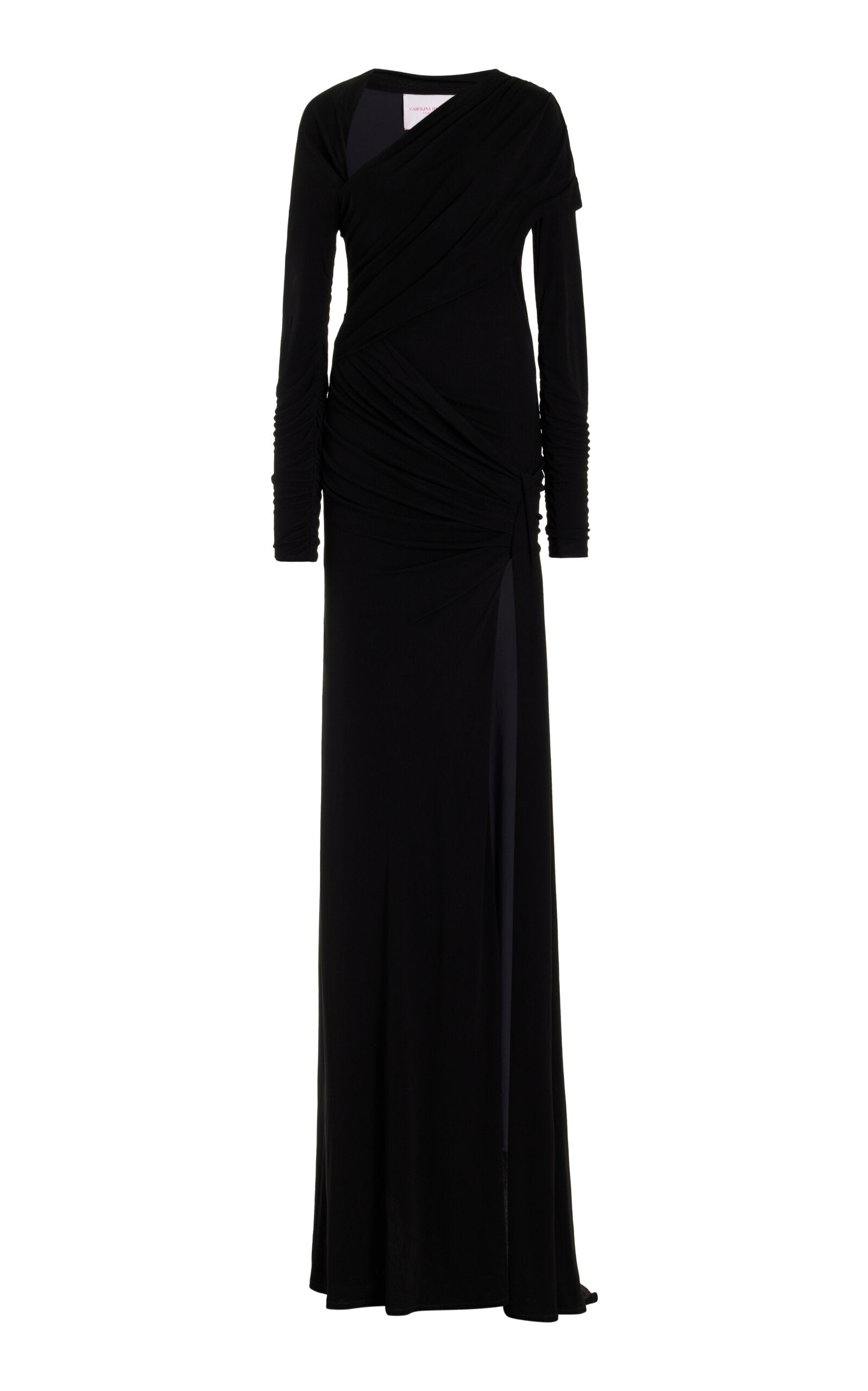 Draped Crepe Gown Simple gentle beautiful and grand