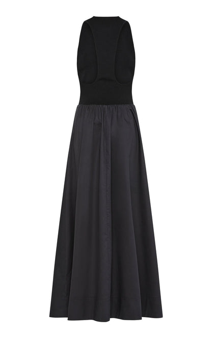 Simple gentle beautiful and grand Plunge Neck Dress