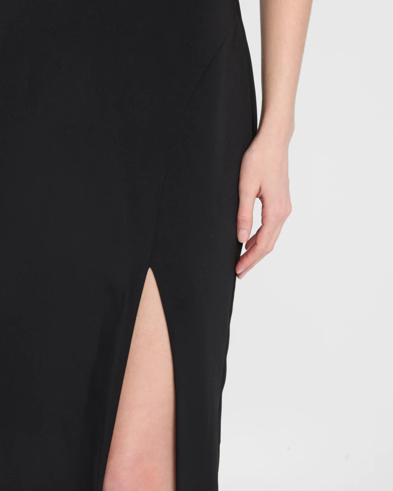 Charming and unique design Beautiful generous simple Madison Strapless Embellished Crepe Gown