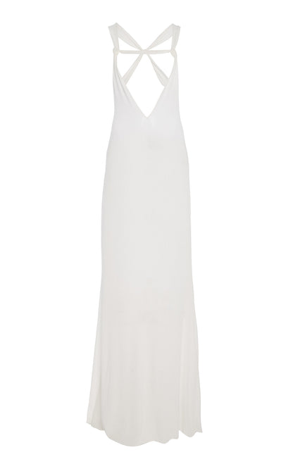 Carrie Rib-Knit Cotton Maxi Dress Gentle beautiful and grand