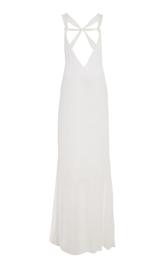 Carrie Rib-Knit Cotton Maxi Dress Gentle beautiful and grand